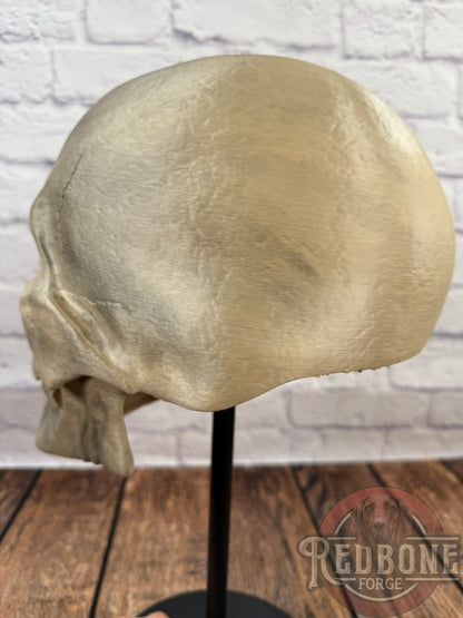 Glowing Skeleton Skull Helmet with Moveable Jaw & Glowing Eyes
