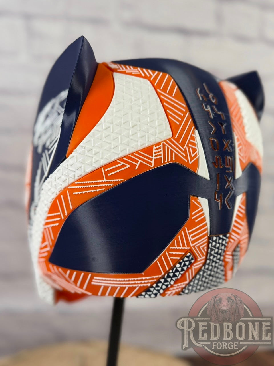 Denver Broncos Black Panther 3D Printed Helmet