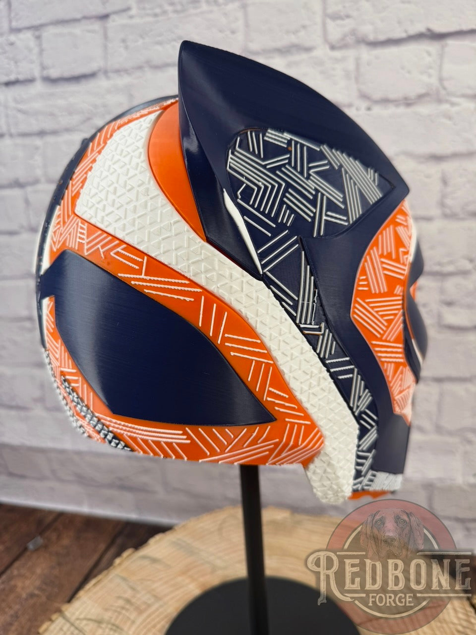 Denver Broncos Black Panther 3D Printed Helmet