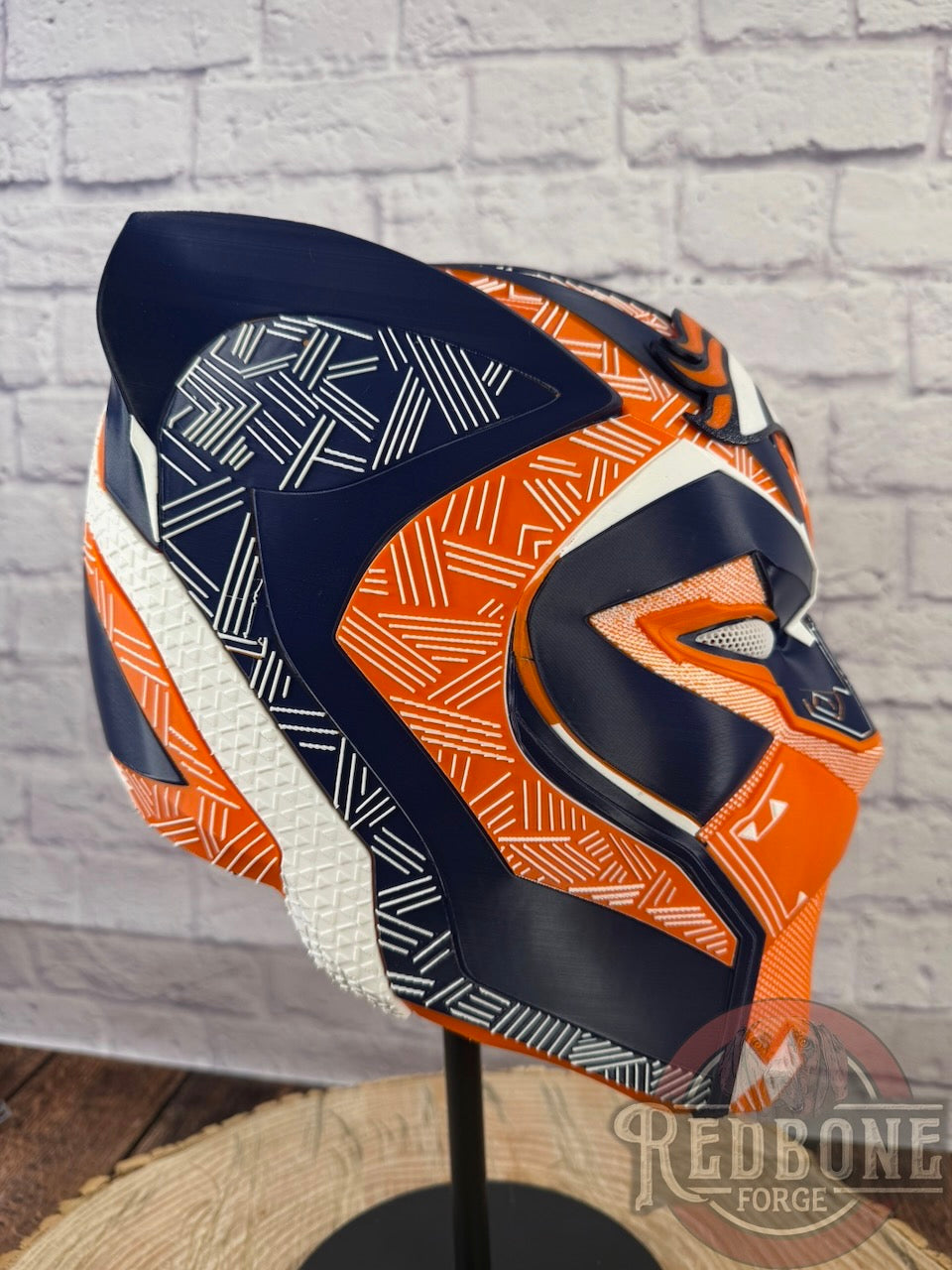 Denver Broncos Black Panther 3D Printed Helmet