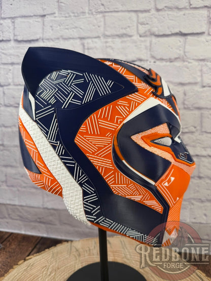 Denver Broncos Black Panther 3D Printed Helmet