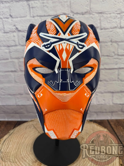 Virginia Cavaliers Black Panther 3D Printed Helmet