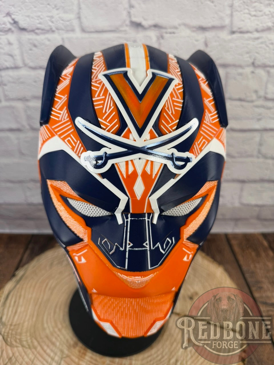 Virginia Cavaliers Black Panther 3D Printed Helmet