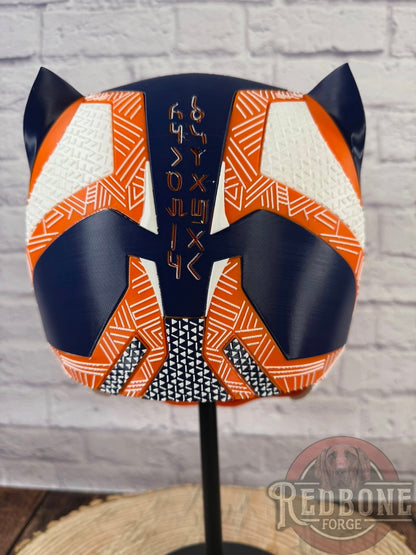 Virginia Cavaliers Black Panther 3D Printed Helmet