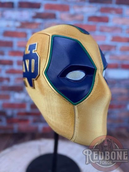 ND-Inspired Gold & Navy Masked Mercenary Mask