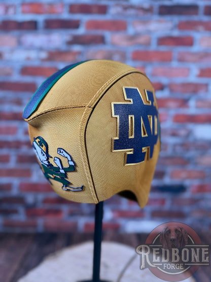 ND-Inspired Gold & Navy Masked Mercenary Mask