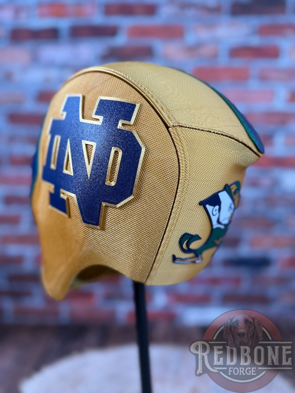 ND-Inspired Gold & Navy Masked Mercenary Mask