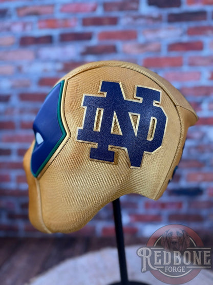 ND-Inspired Gold & Navy Masked Mercenary Mask