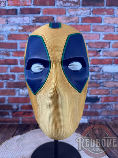 ND-Inspired Gold & Navy Masked Mercenary Mask