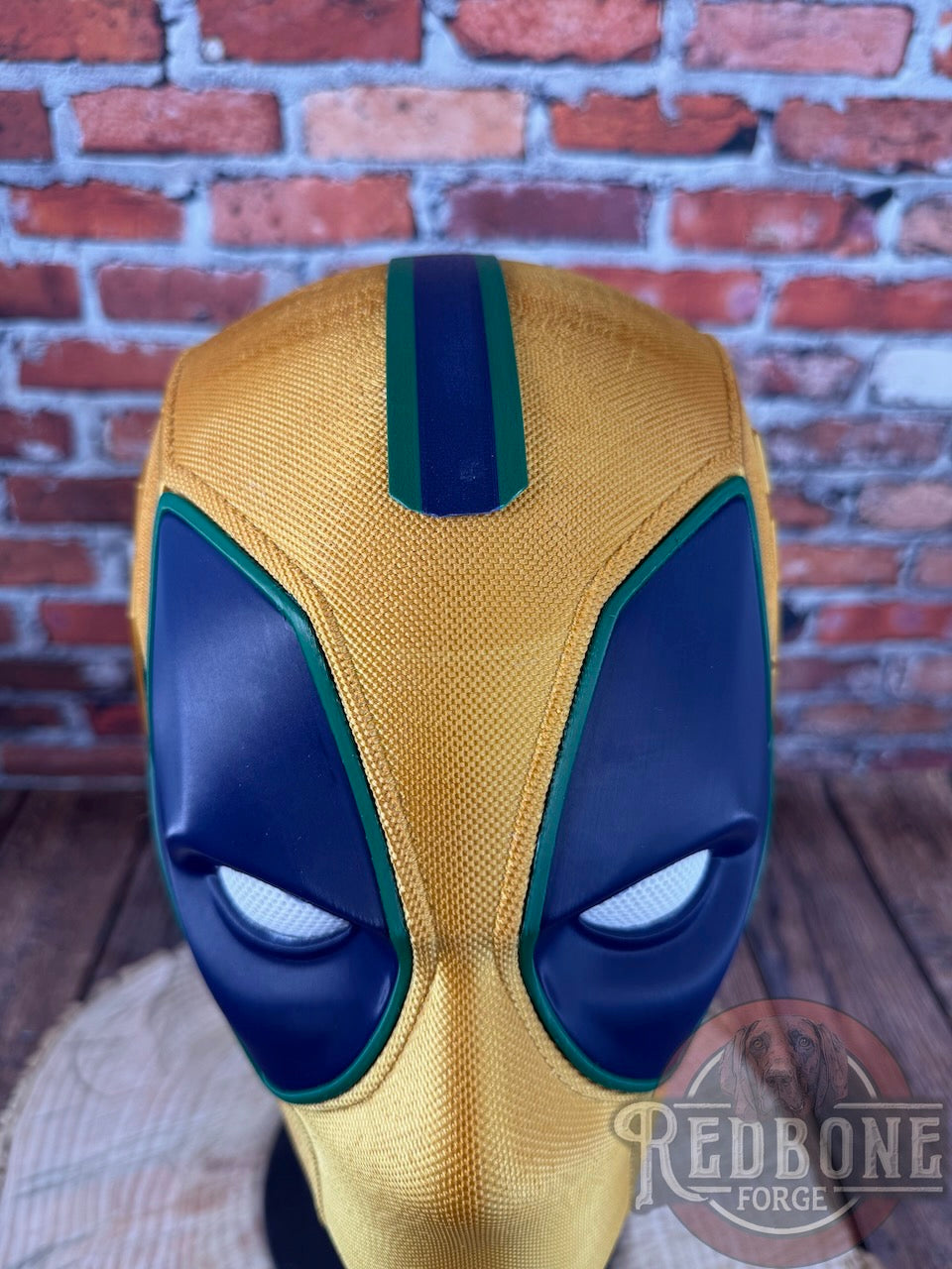 ND-Inspired Gold & Navy Masked Mercenary Mask