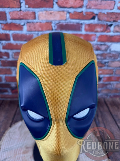 ND-Inspired Gold & Navy Masked Mercenary Mask