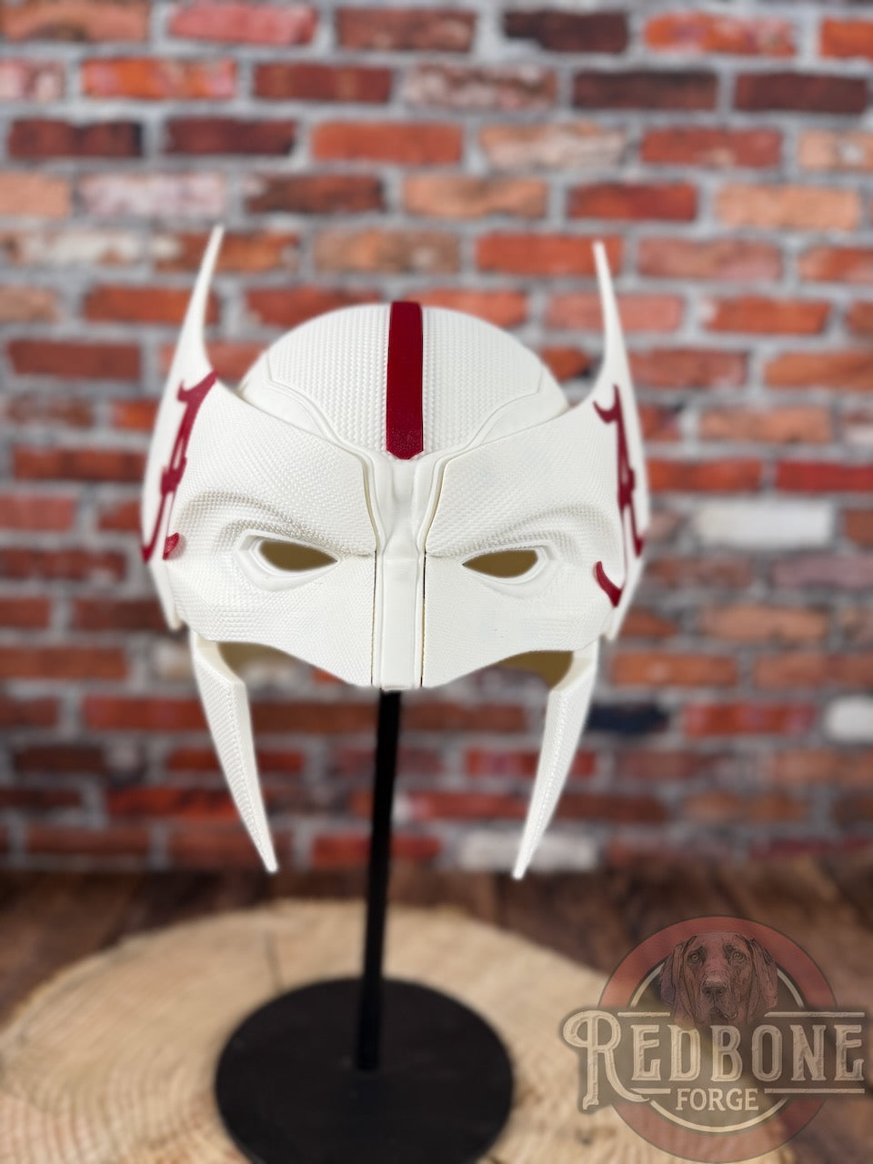 Alabama-Inspired White & Crimson Mutant Cowl