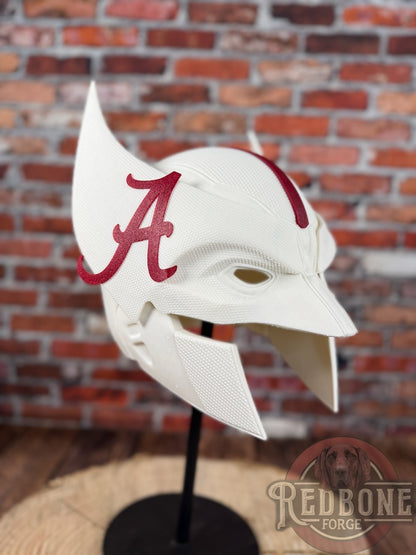 Alabama-Inspired White & Crimson Mutant Cowl