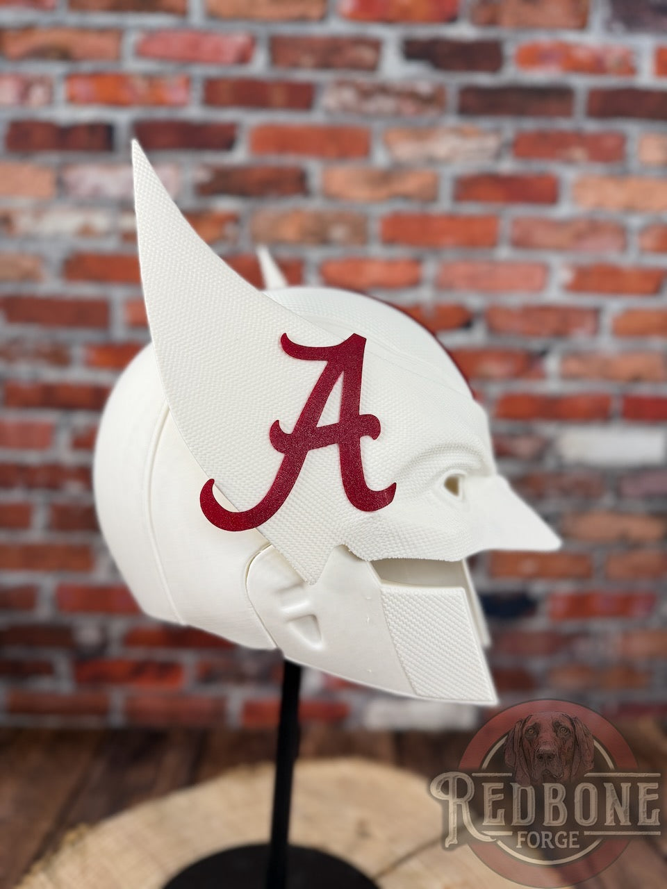 Alabama-Inspired White & Crimson Mutant Cowl