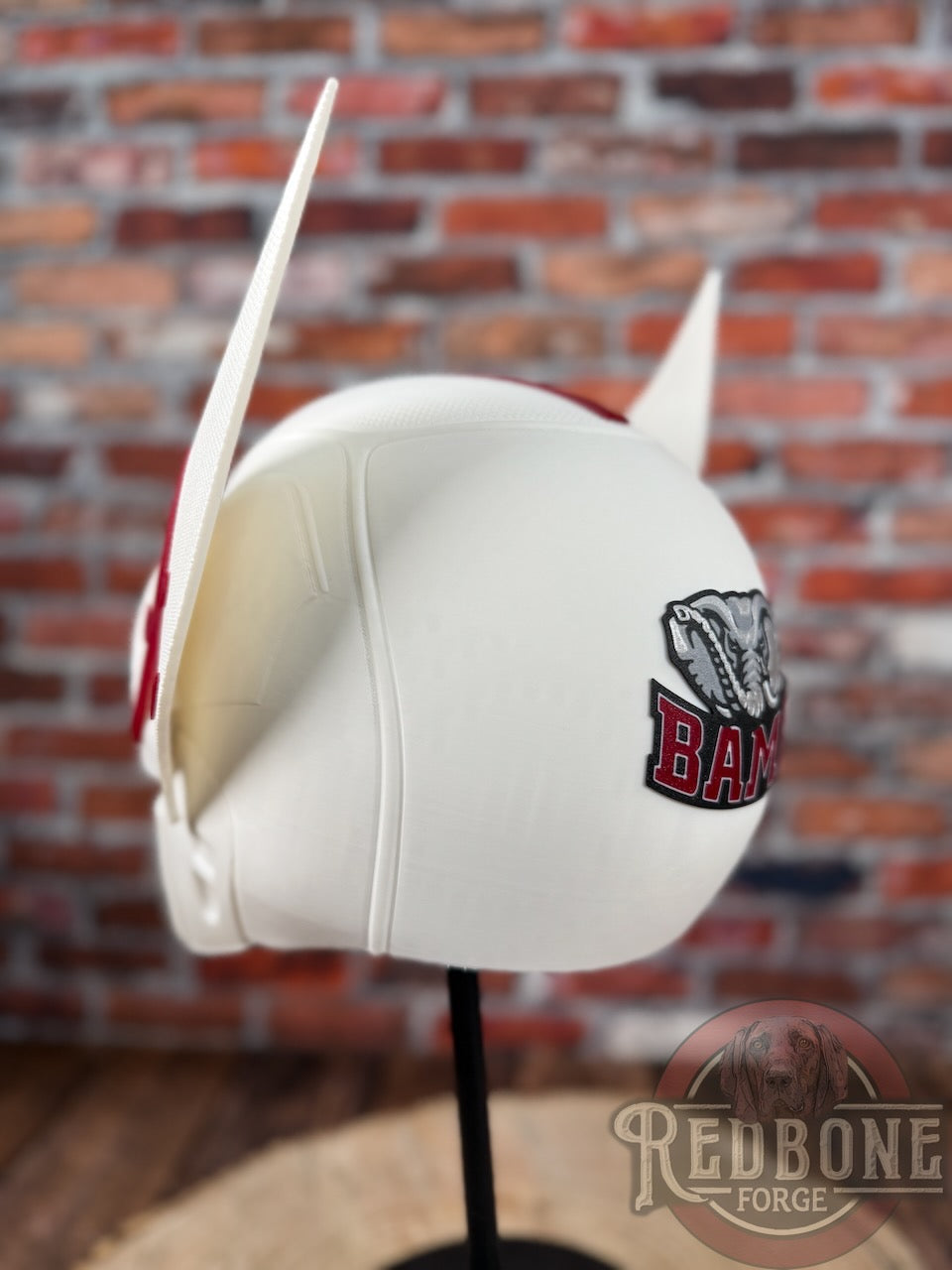 Alabama-Inspired White & Crimson Mutant Cowl