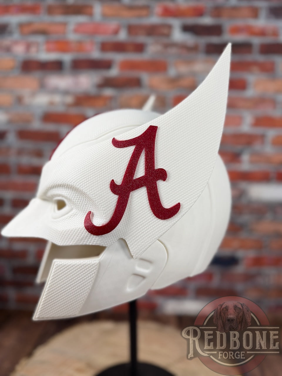Alabama-Inspired White & Crimson Mutant Cowl