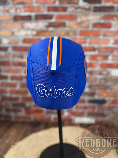 Swamp Inspired Blue & Orange Masked Mercenary Mask