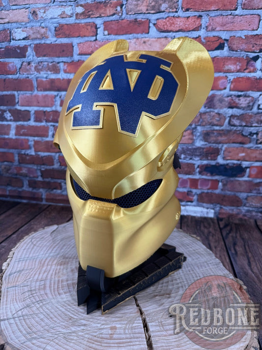 ND-Inspired Gold & Navy Predator Mask