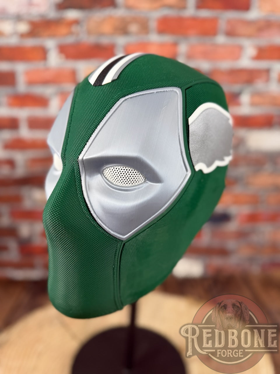Philly-Inspired Kelly Green & Silver Throwback Masked Mercenary Mask