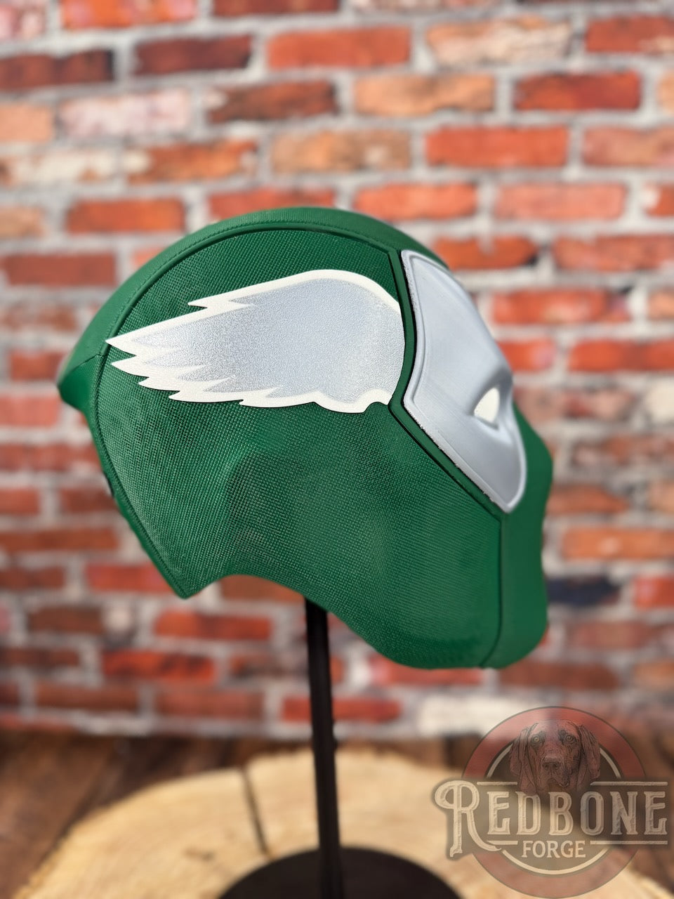 Philly-Inspired Kelly Green & Silver Throwback Masked Mercenary Mask