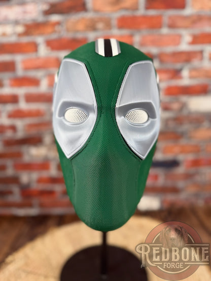 Philly-Inspired Kelly Green & Silver Throwback Masked Mercenary Mask