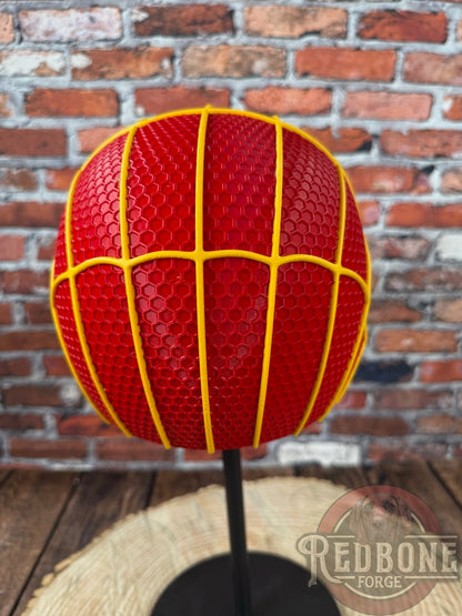 KC-Inspired Red & Gold Web Slinger Mask