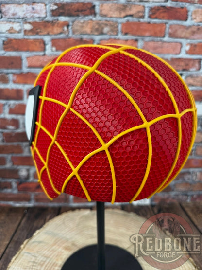 KC-Inspired Red & Gold Web Slinger Mask