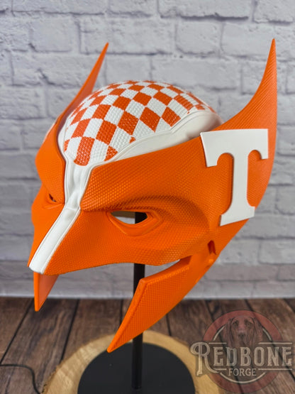 Tennessee Volunteers Wolverine Checkered 3D Printed Helmet