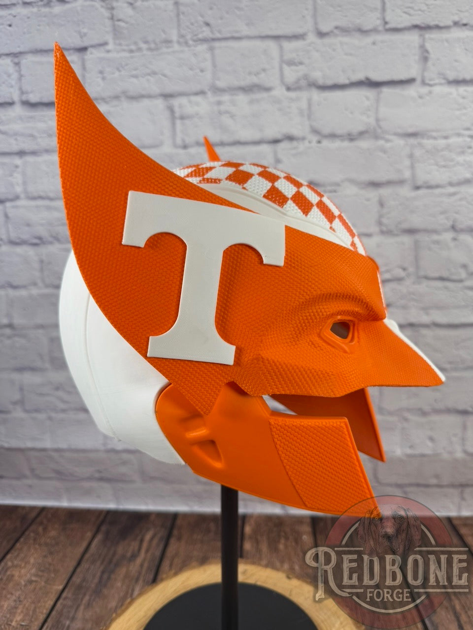 Tennessee Volunteers Wolverine Checkered 3D Printed Helmet