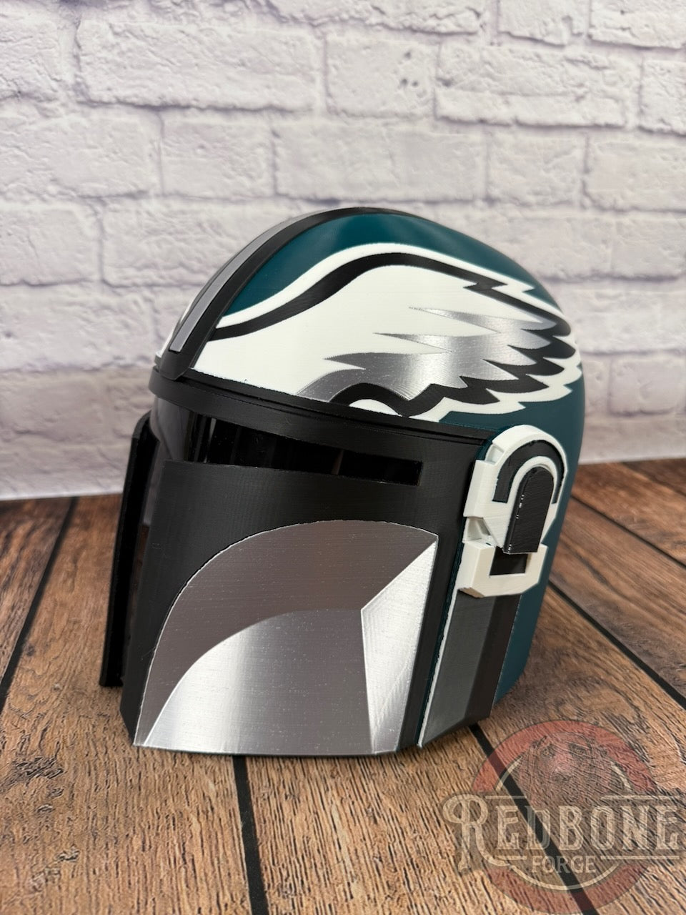 Philadelphia Eagles Mandalorian 3D Printed Helmet