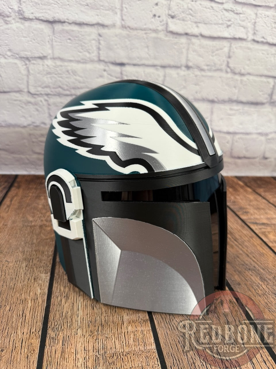 Philadelphia Eagles Mandalorian 3D Printed Helmet