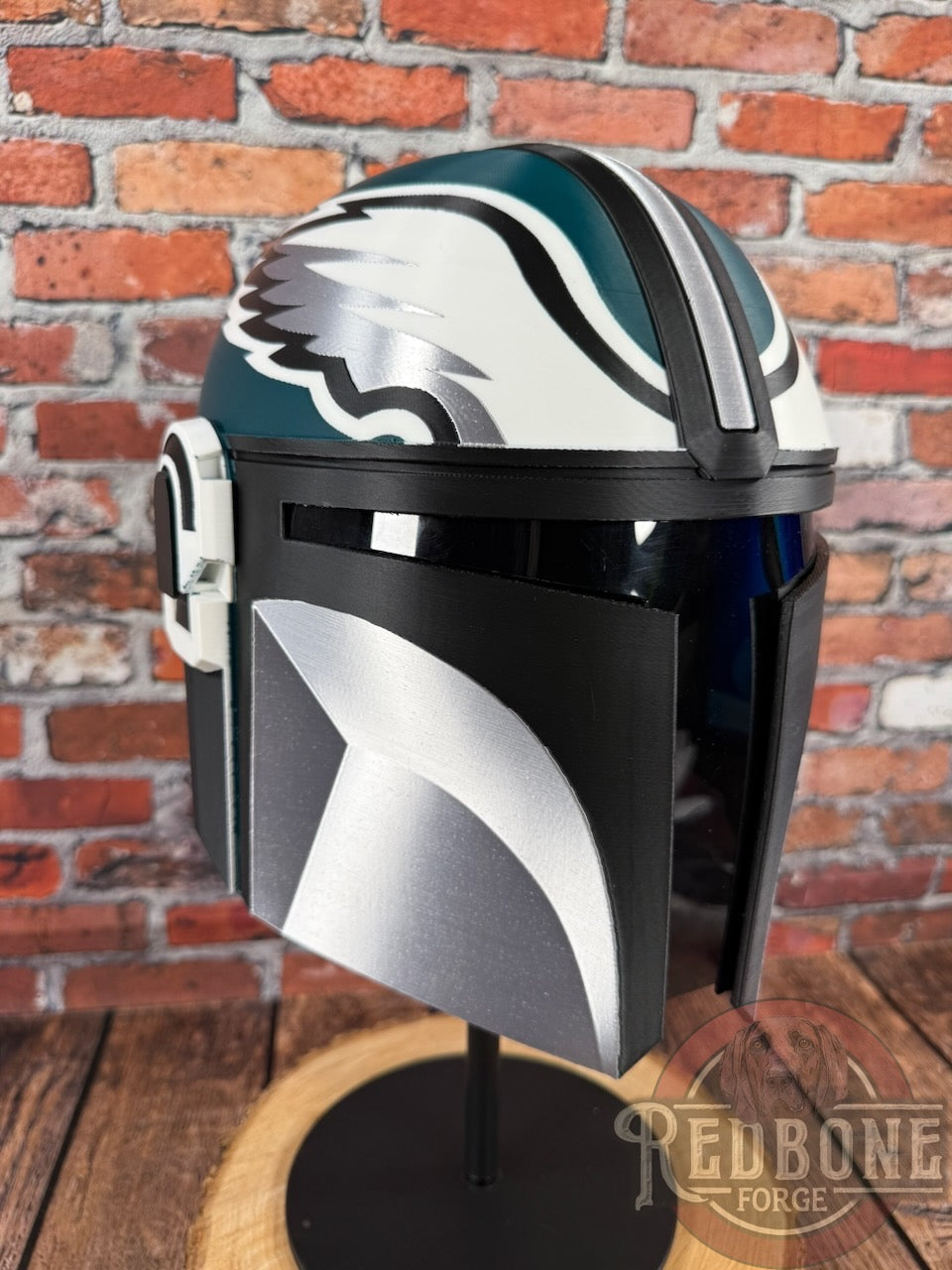 Philadelphia Eagles Mandalorian 3D Printed Helmet