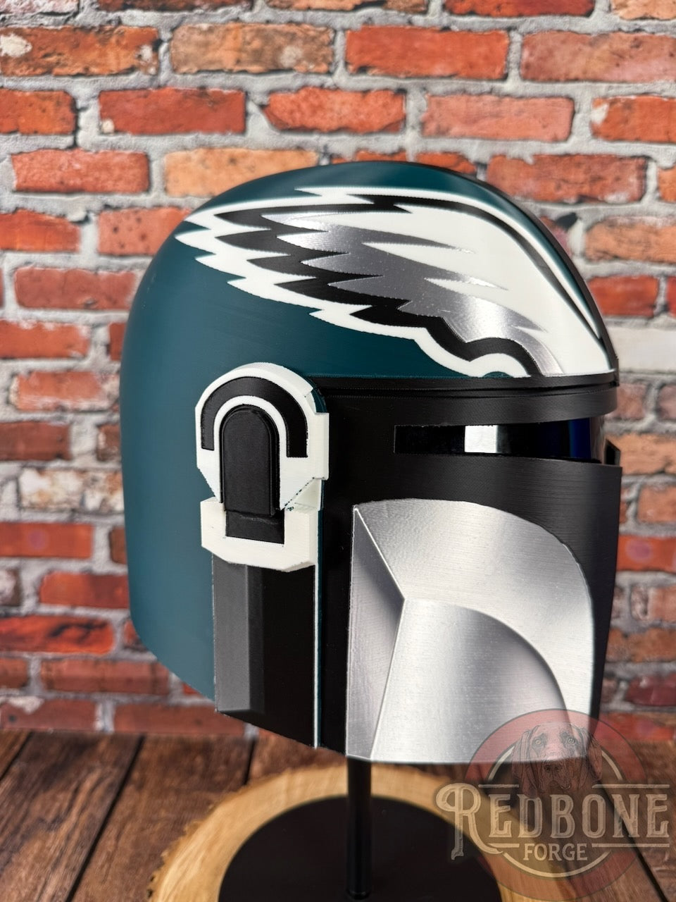 Philadelphia Eagles Mandalorian 3D Printed Helmet