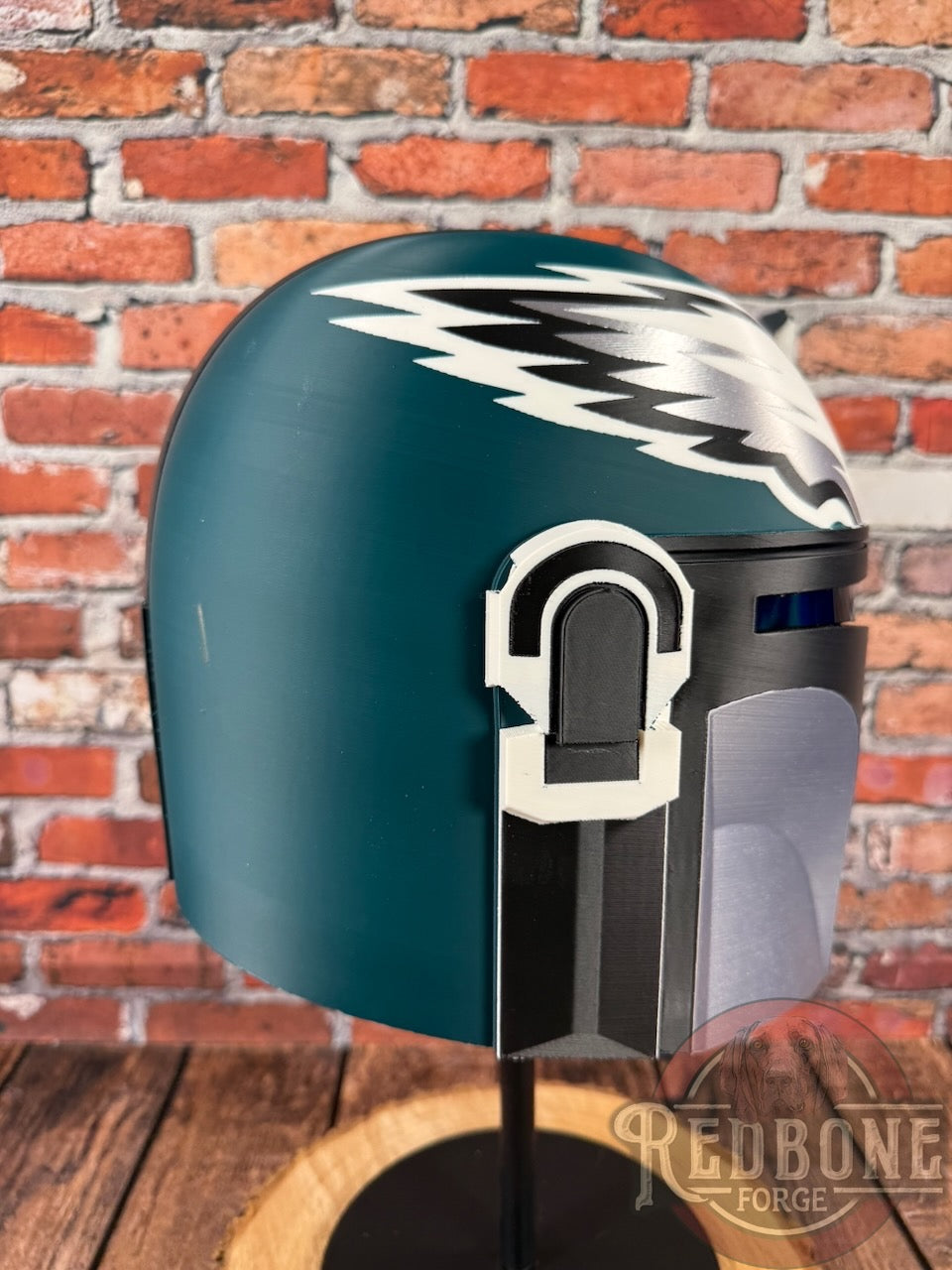 Philadelphia Eagles Mandalorian 3D Printed Helmet