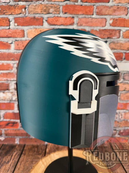 Philadelphia Eagles Mandalorian 3D Printed Helmet