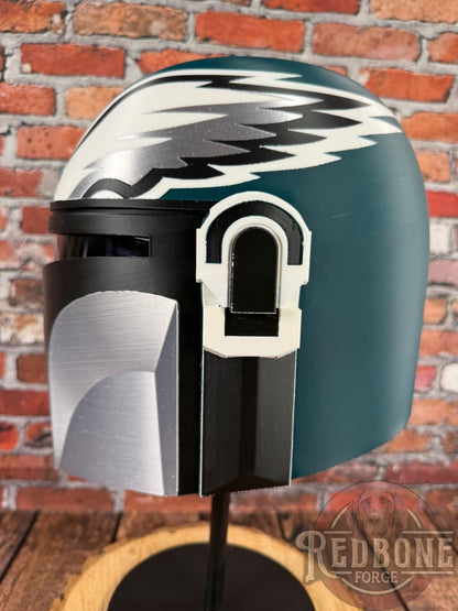 Philadelphia Eagles Mandalorian 3D Printed Helmet