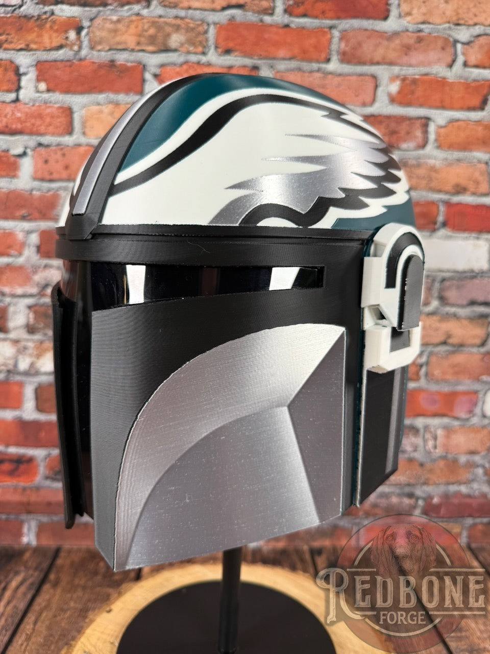 Philadelphia Eagles Mandalorian 3D Printed Helmet