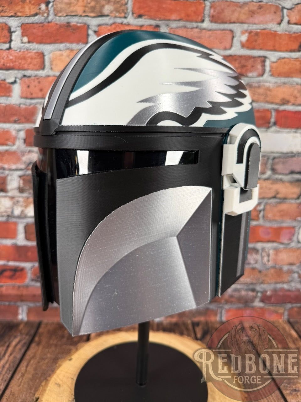 Philadelphia Eagles Mandalorian 3D Printed Helmet