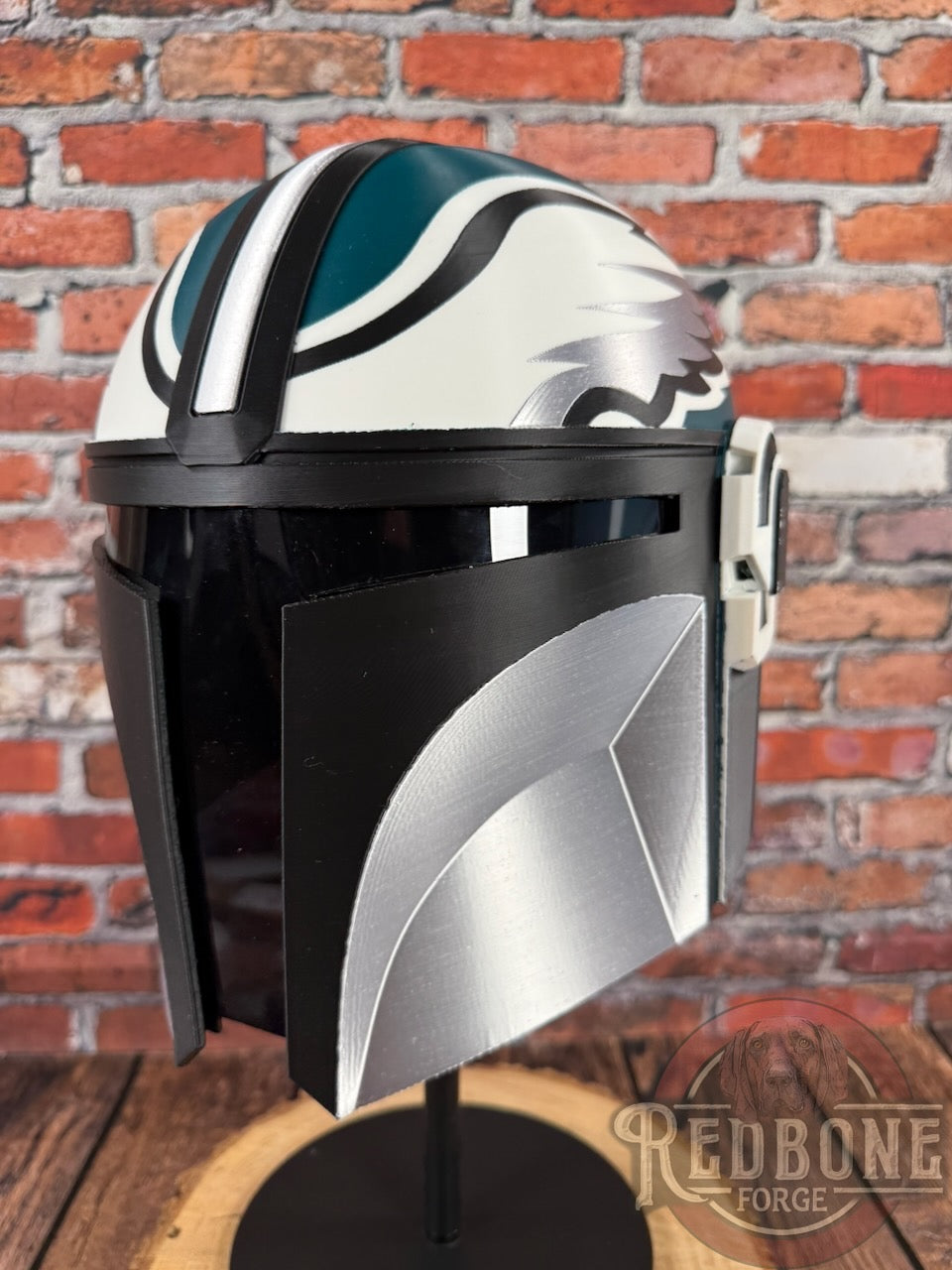 Philadelphia Eagles Mandalorian 3D Printed Helmet