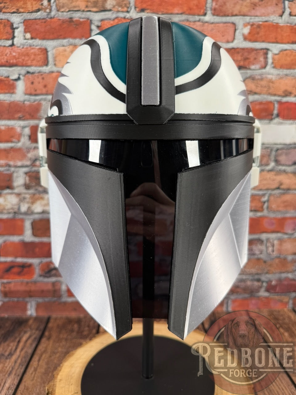 Philadelphia Eagles Mandalorian 3D Printed Helmet