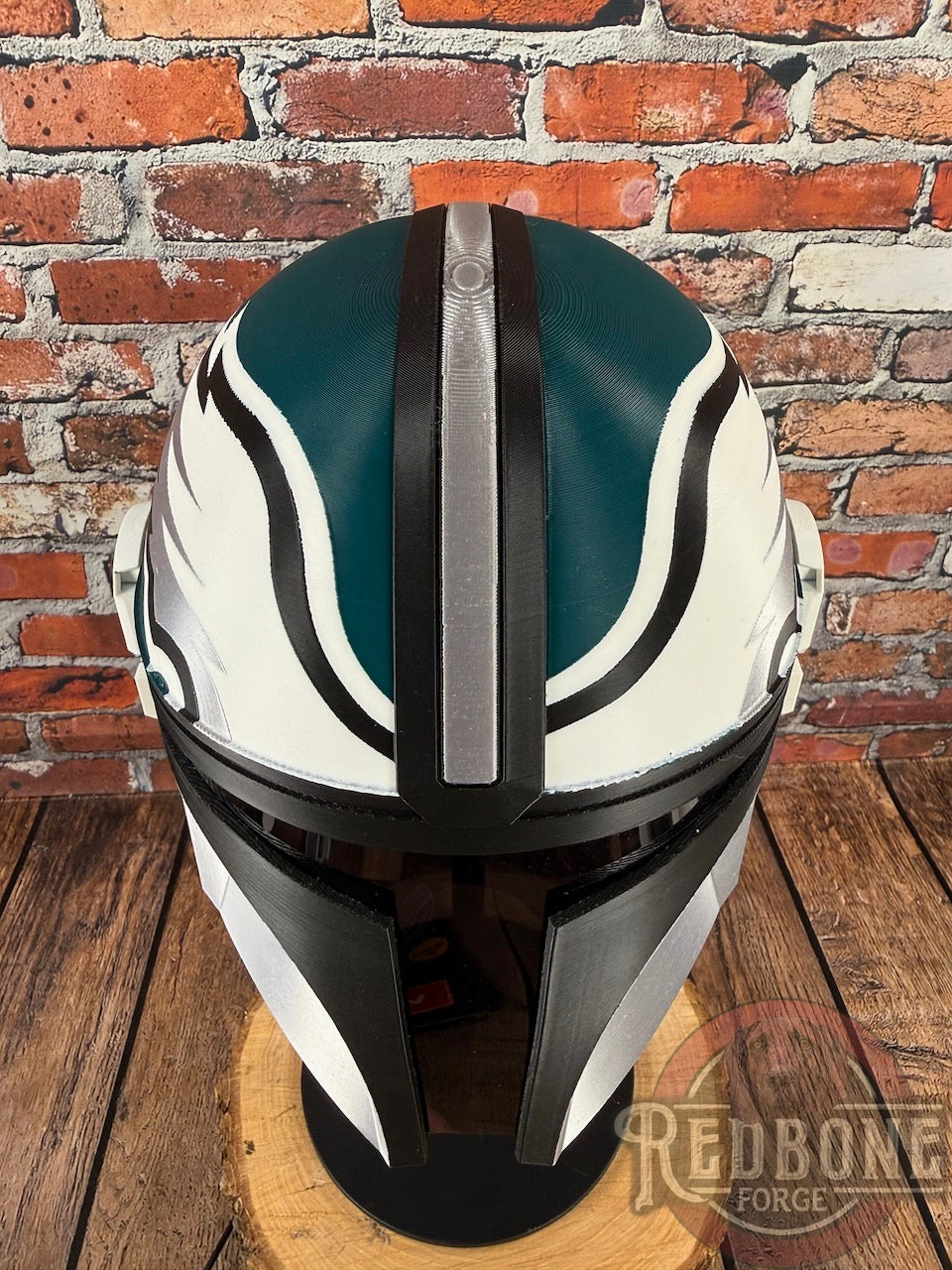 Philadelphia Eagles Mandalorian 3D Printed Helmet