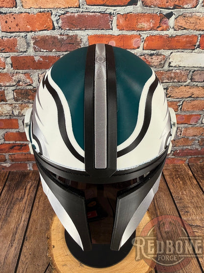 Philadelphia Eagles Mandalorian 3D Printed Helmet