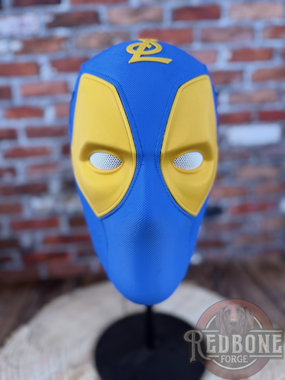 St. Louis Blues Deadpool New Logo 3D Printed Helmet