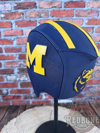 Michigan Wolverines Deadpool Helmet