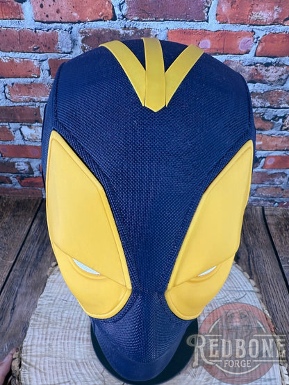 Michigan Wolverines Deadpool Helmet
