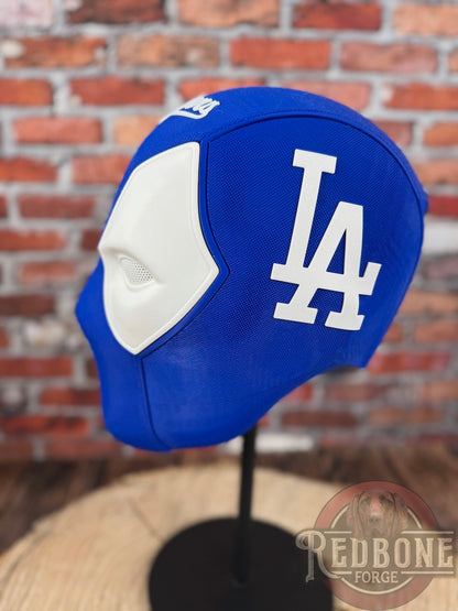 LA-Inspired Blue & White Masked Mercenary Mask