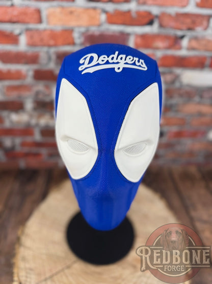LA-Inspired Blue & White Masked Mercenary Mask