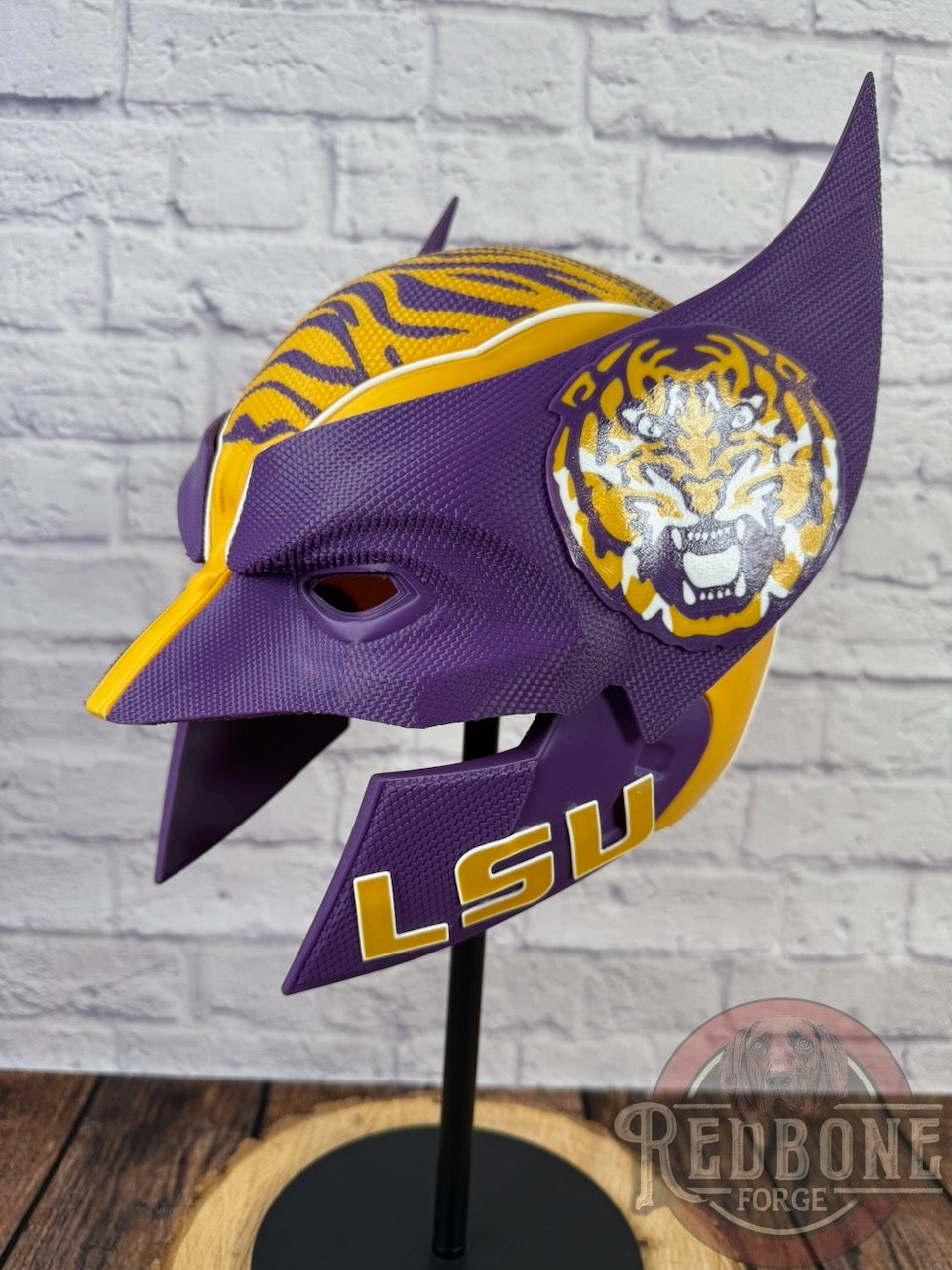 LSU Louisiana State Mutant Cowl 3D Printed Helmet
