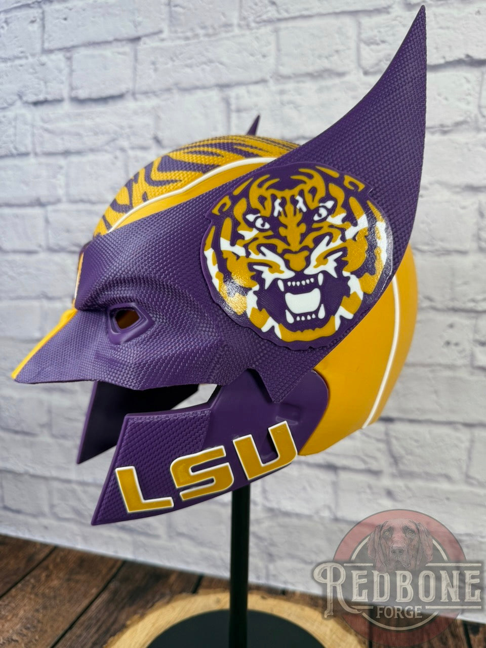 LSU Louisiana State Mutant Cowl 3D Printed Helmet