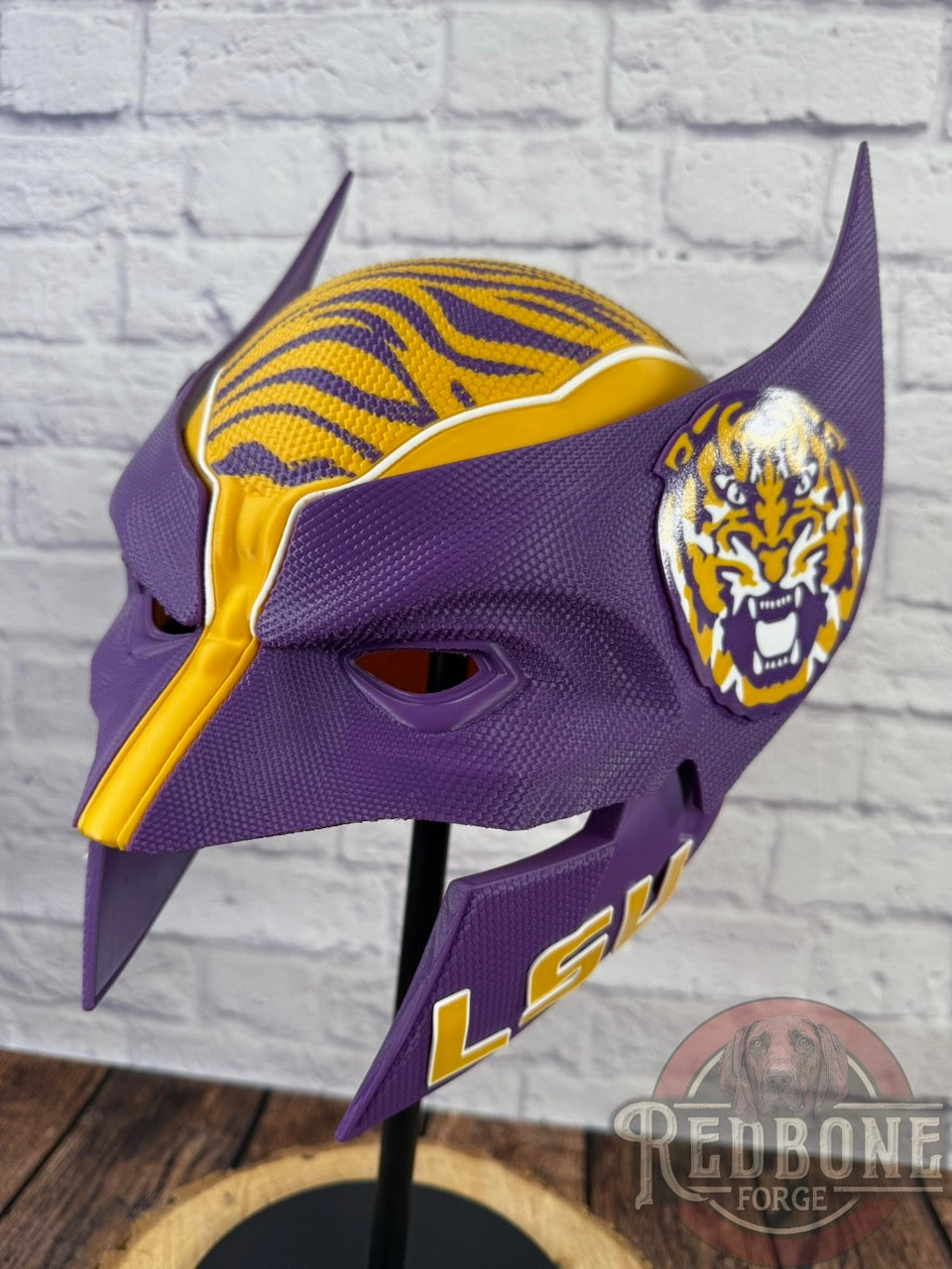LSU Louisiana State Mutant Cowl 3D Printed Helmet